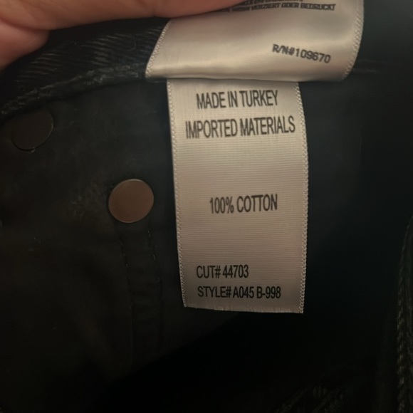 AGOLDE Jamie High Rise Jeans Compass Wash Distressed - Picture 8 of 11